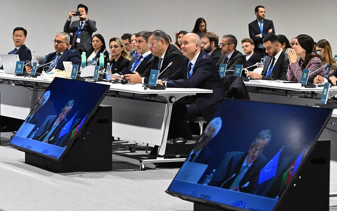 Delegates at an IAEA conference in Baku in November 2024