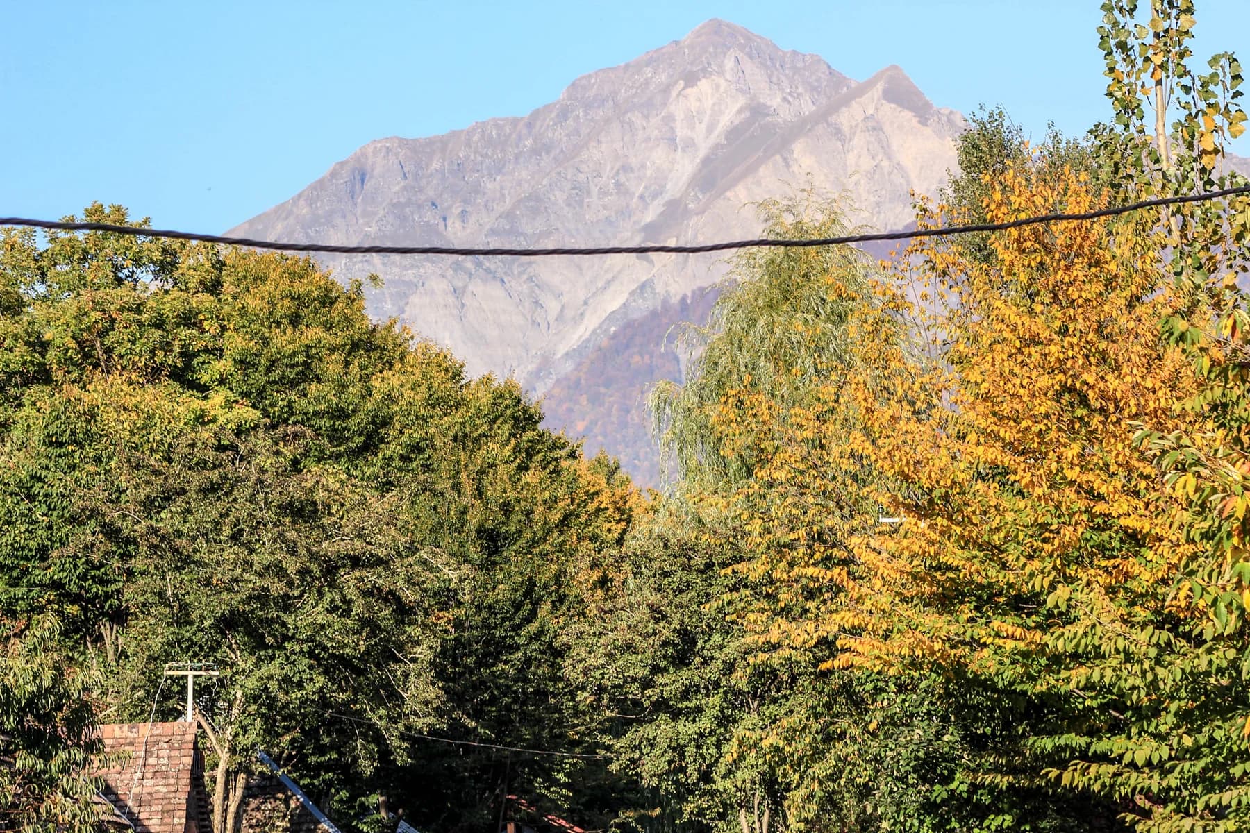 Autumn slopes at Tufandag in Gabala