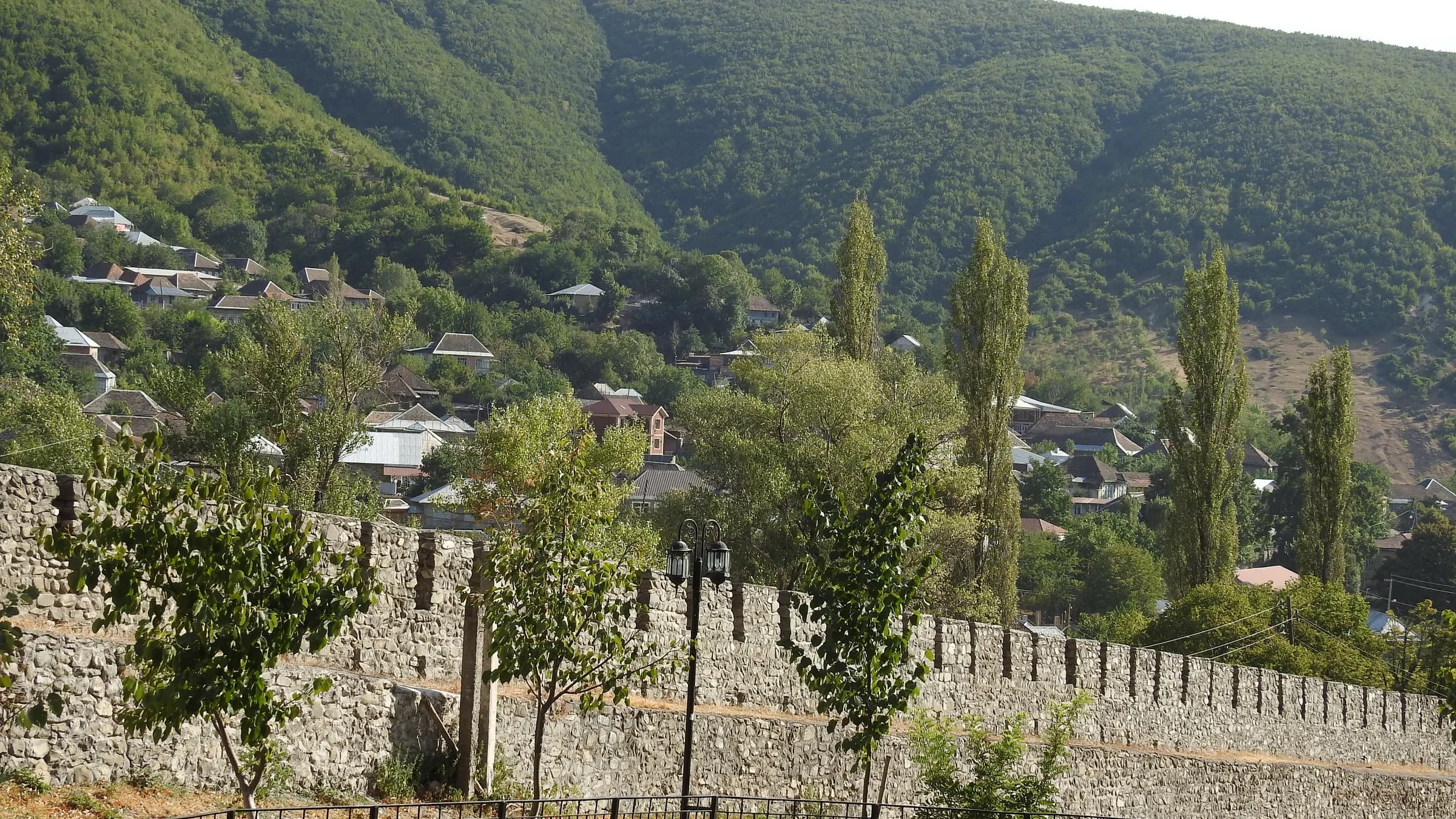 Mountain landscape around Sheki, Azerbaijan