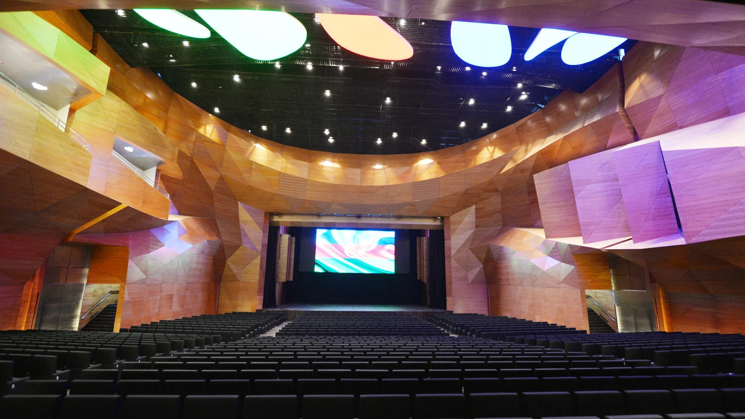 Auditorium inside the Baku Congress Center