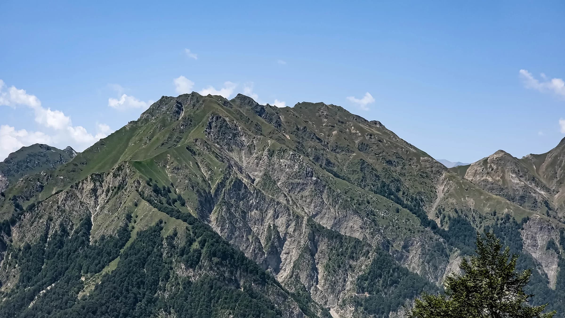 Mount Tufandag above Gabala, a regional extension from Baku