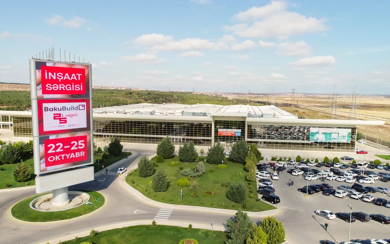 Baku Expo Center during the BakuBuild trade exhibition in 2019