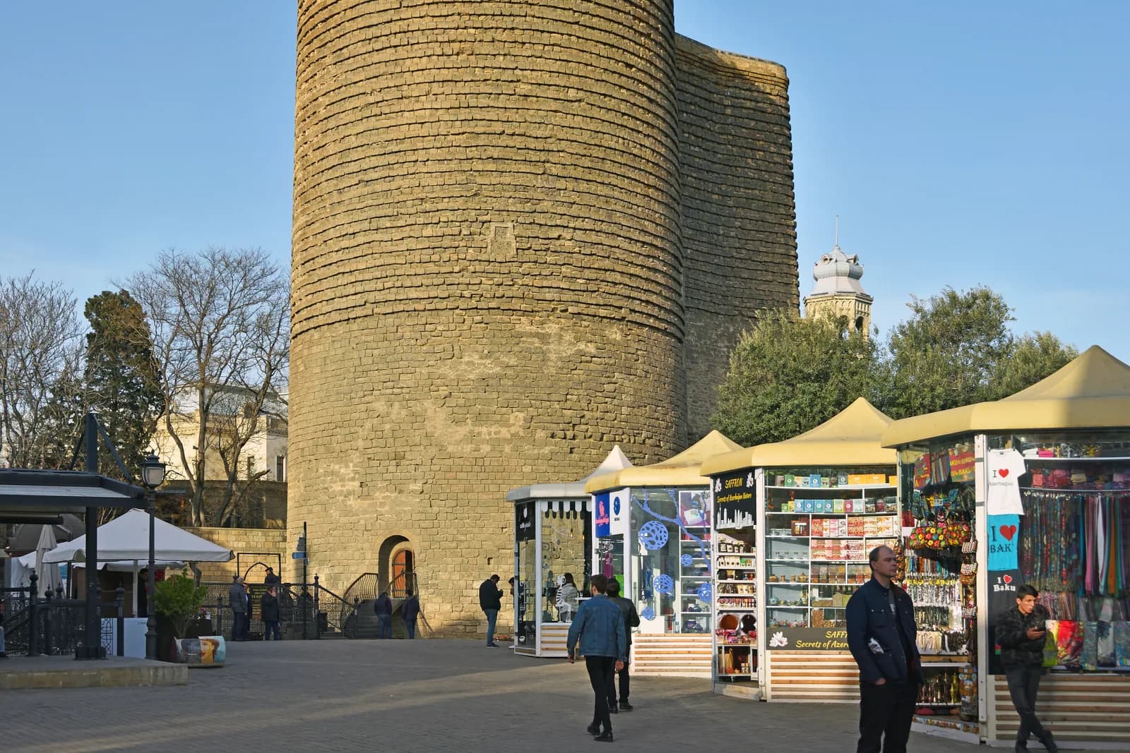 Maiden Tower in Baku Old City