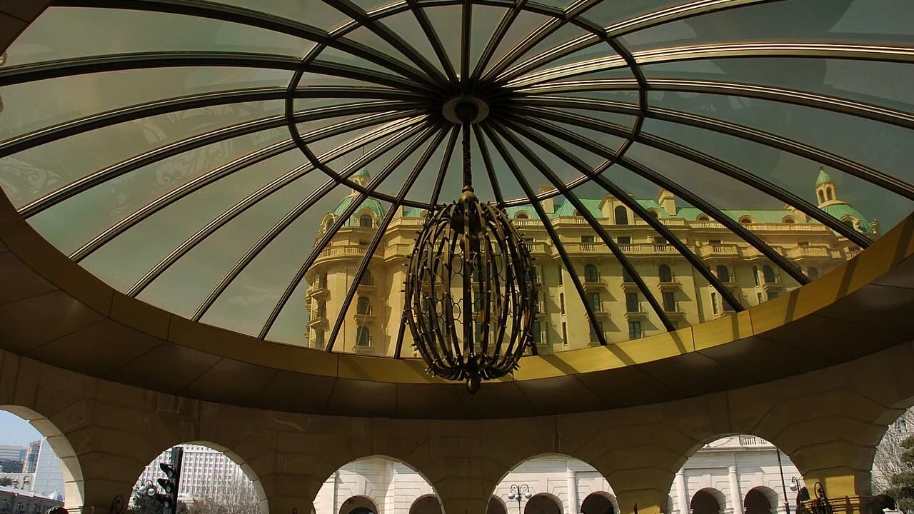 Covered entrance at Four Seasons Hotel Baku, a venue reference for a wedding shortlist